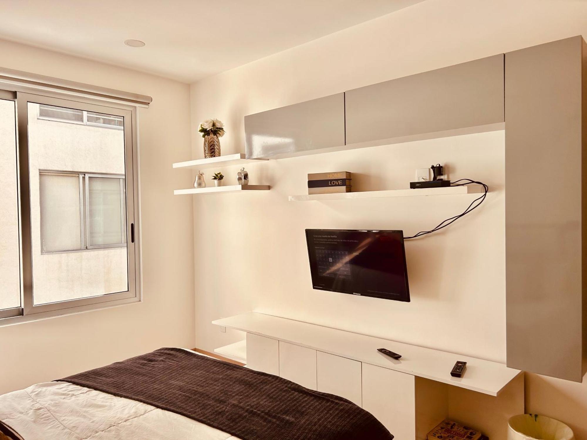 Espectacular Departamento/Estacionamiento, 3 Tv'S Appartement Mexico-stad Buitenkant foto