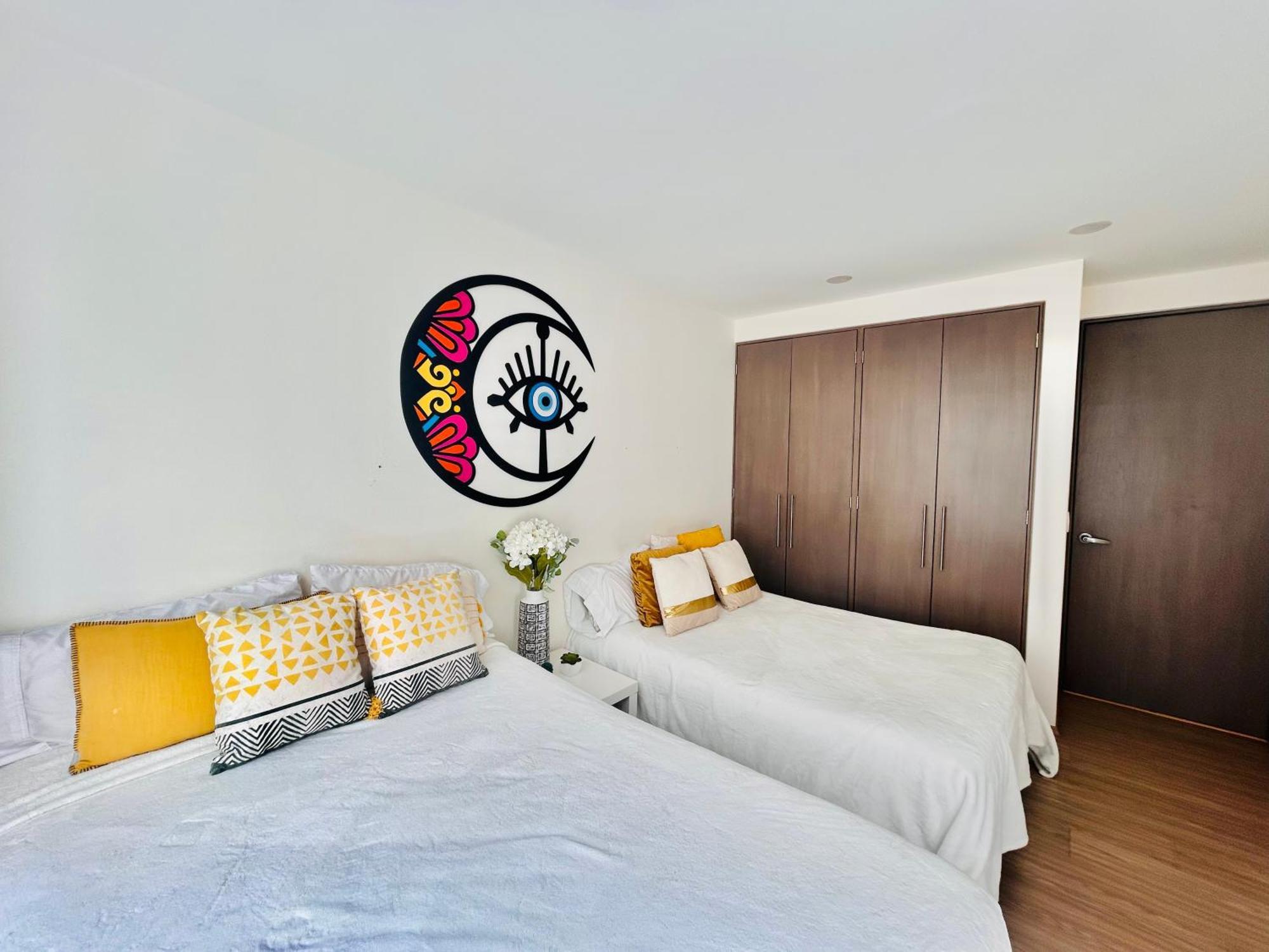 Espectacular Departamento/Estacionamiento, 3 Tv'S Appartement Mexico-stad Buitenkant foto